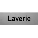 plaque laverie aluminium