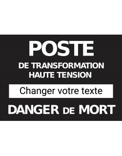 Poste de transformation