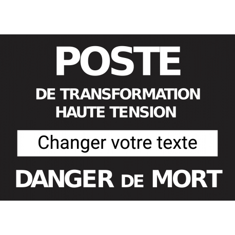 Poste de transformation