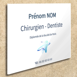 Plaque Chirurgien Dentiste...