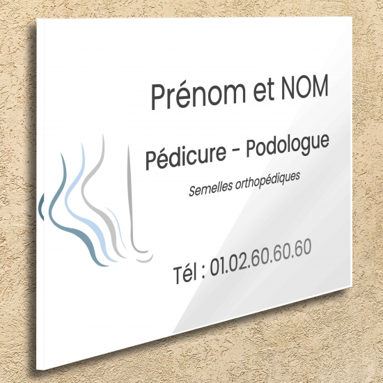 Plaque en plexiglas à personnaliser