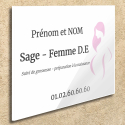 Plaque en plexiglas à personnaliser