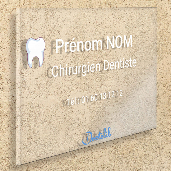 Plaque Chirurgien Dentiste à...