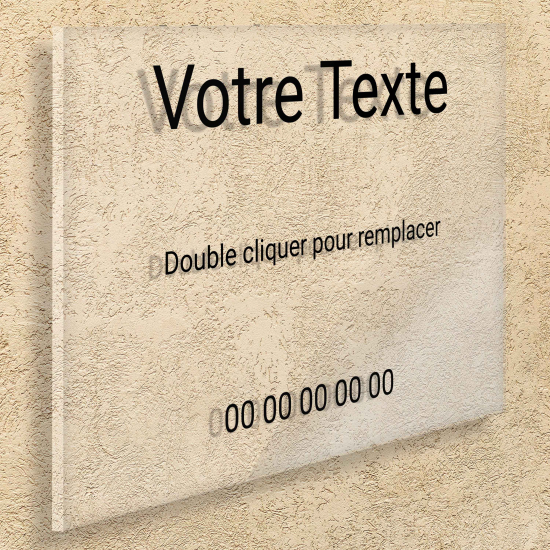 Plaque professionnelle