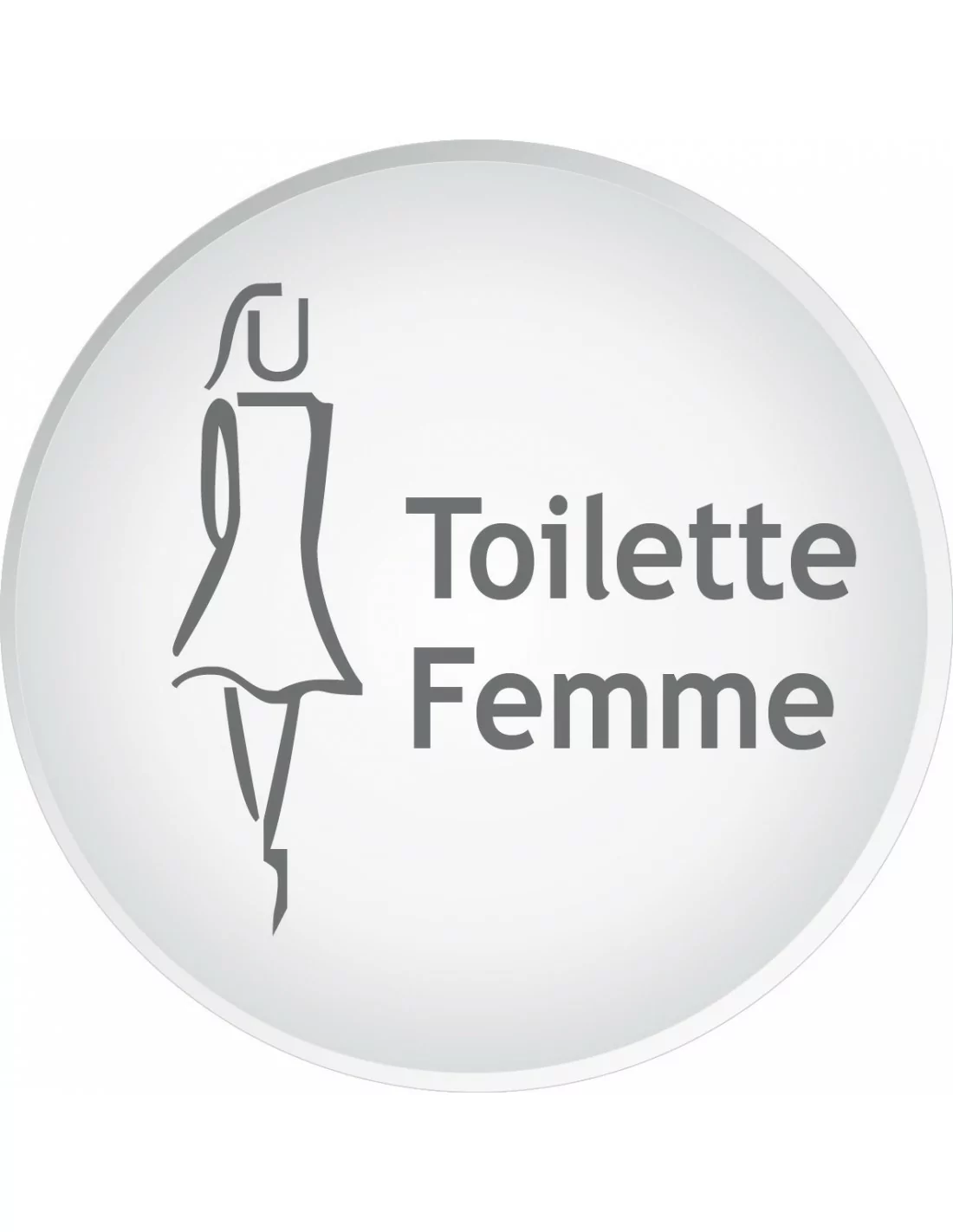 Panneau Toilettes dames - Signalisation de Plaques Toilettes - SIN132